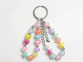 Cuentas plasticas bolitas color traslucida 